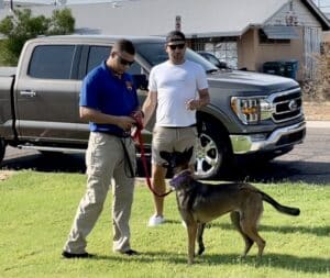 Jordan Marsteller Dog Trainer In Phoenix Az Training a Big Dog and training the owner