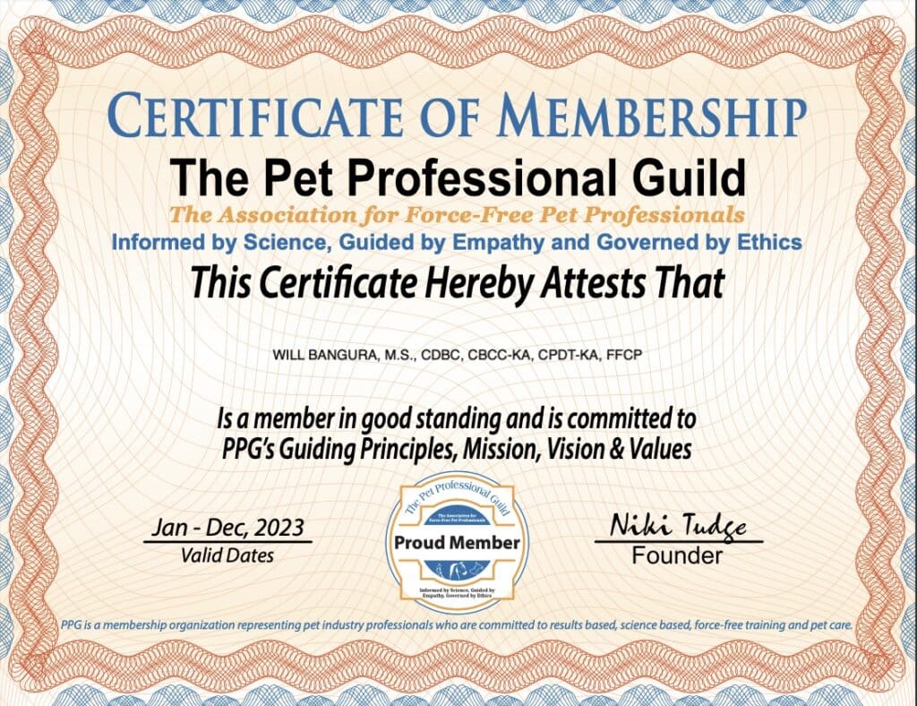 Pet Professional Guild Member