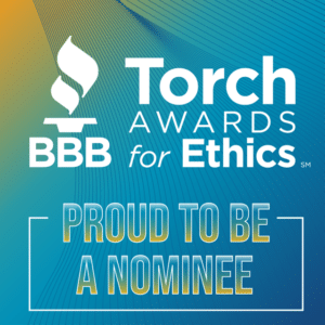 BBB Torch award nominee for ethics