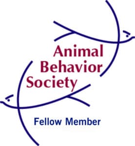 Animal Behavior Society Regular Fellow Member Animal Behavior Society Certified Applied Animal Behaviorist