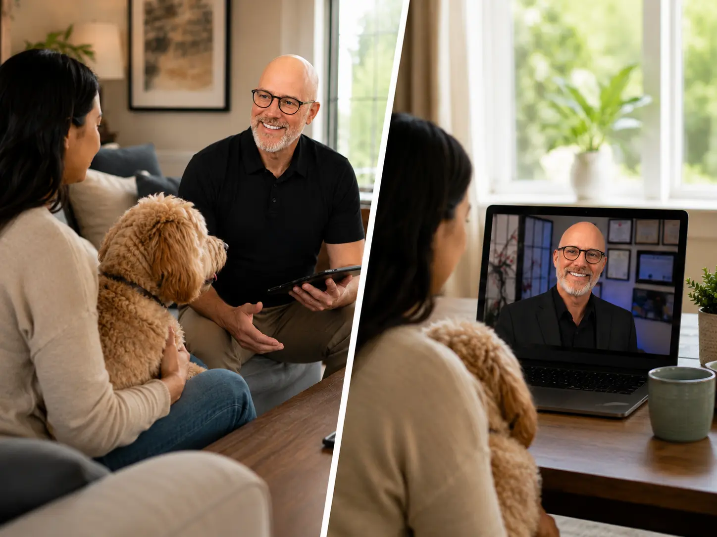 Hybrid dog behaviorist consultation in Scottsdale, Arizona