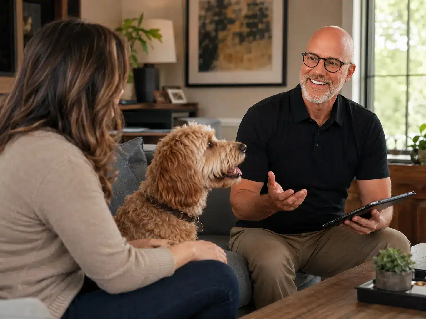 In-home dog behaviorist consultation in Scottsdale, Arizona